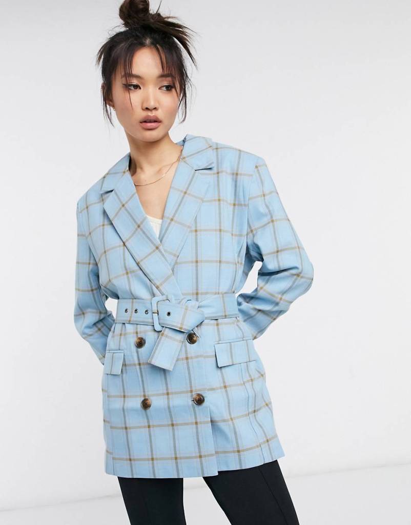 ASOS Mansy Double Breasted Suit Blazer