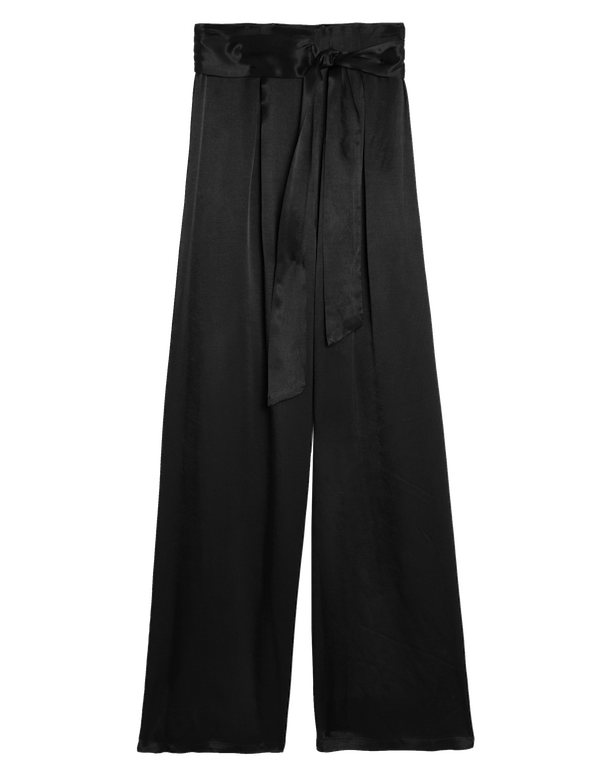 
M&S X GHOST
Satin Tie Front Wide Leg Trousers

