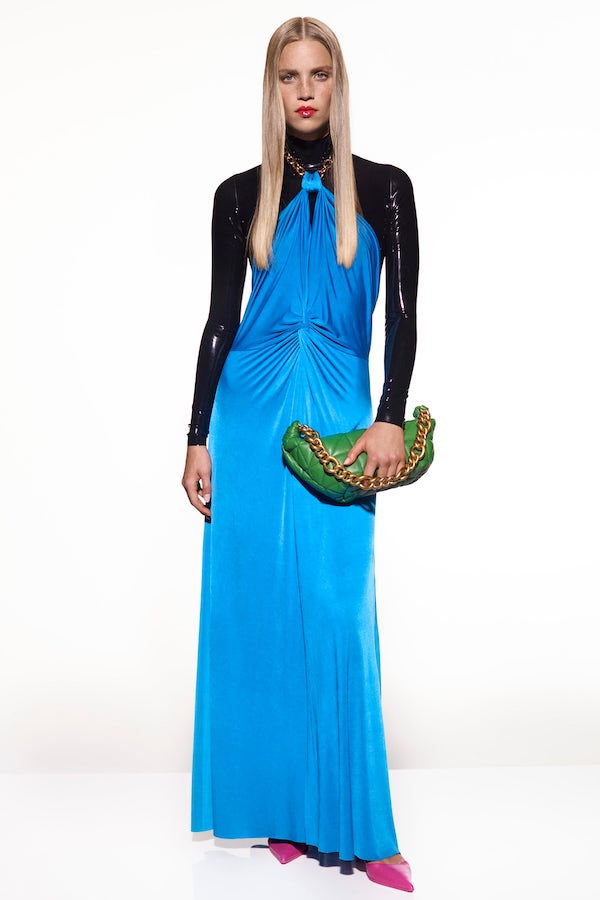 Zara Halter Dress with Chain