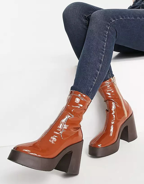 ASOS Elsie High-Heeled Sock Boot