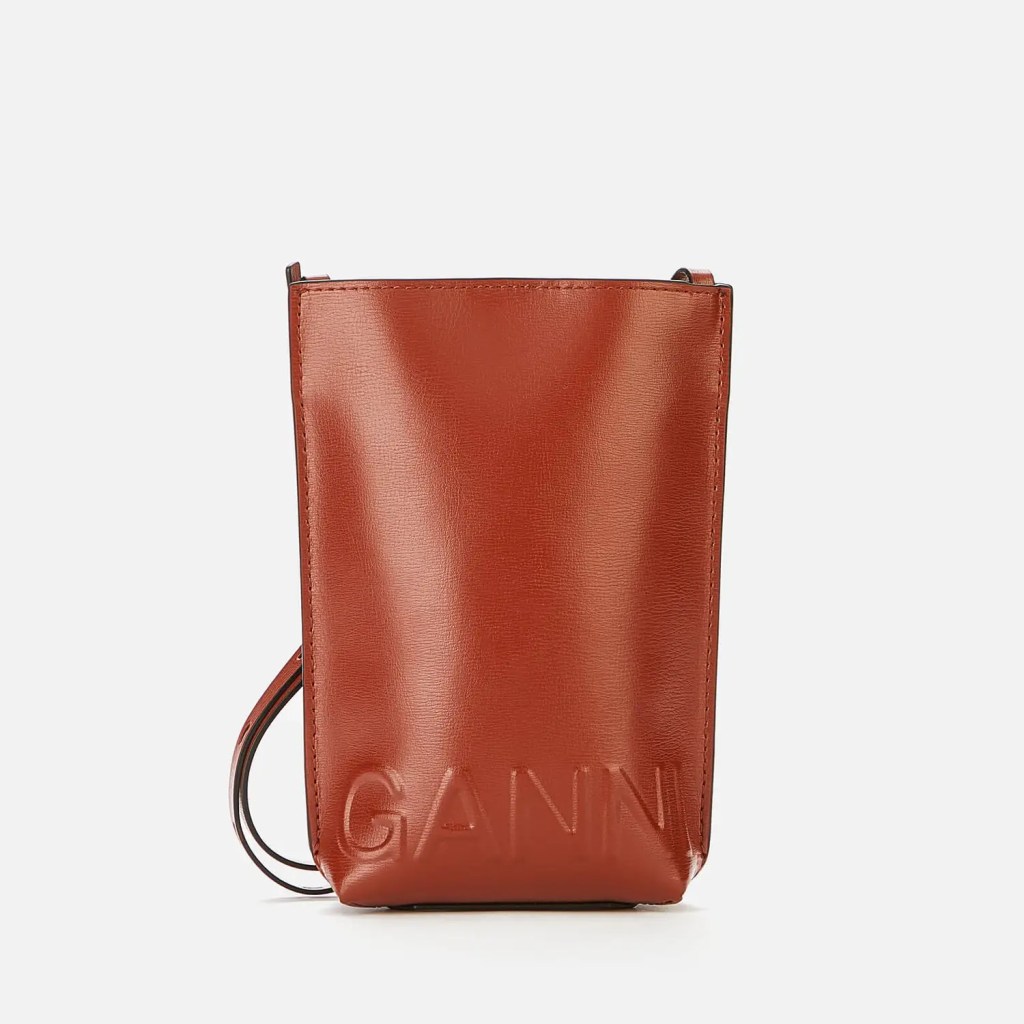 Ganni Women's Recycled Leather Small Cross Body Bag