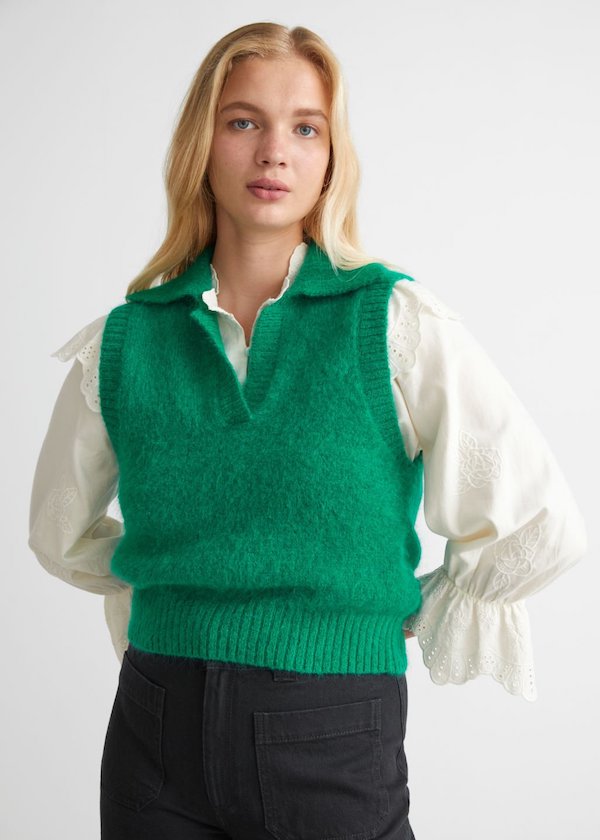 Polo Knit Vest, £65 Other Stories