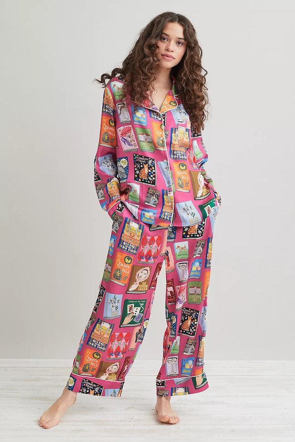 Agatha Christie Pyjama Trousers Set Karen Mabon at Anthropologie