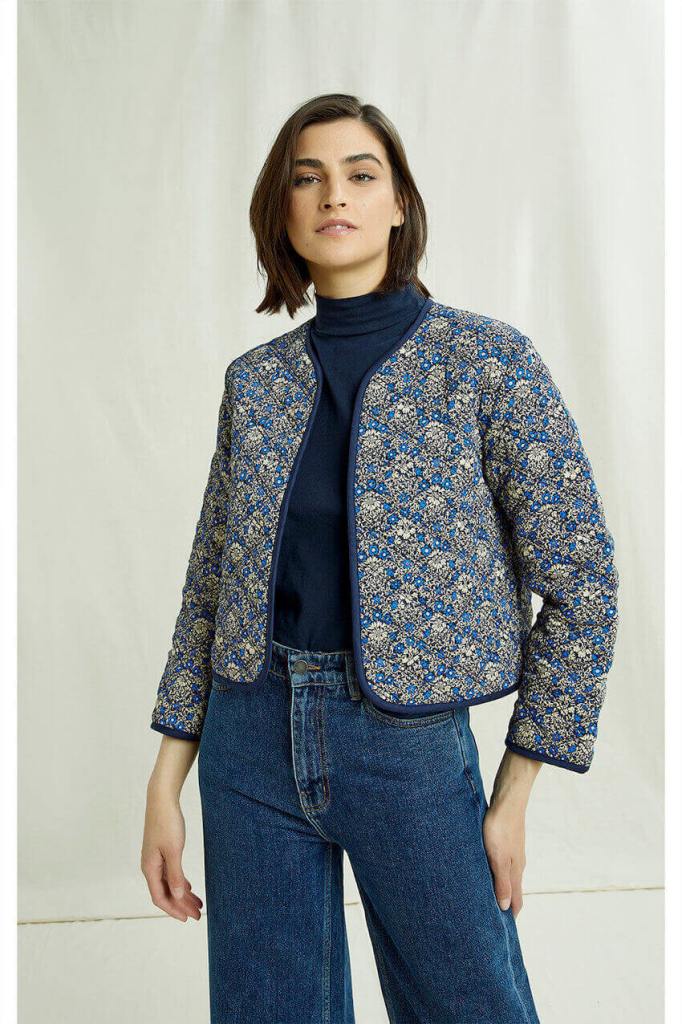 Quilted print jacket from People Tree
