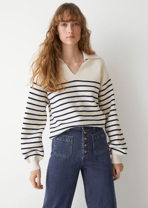 Relaxed Collared Sweater & Other Stories