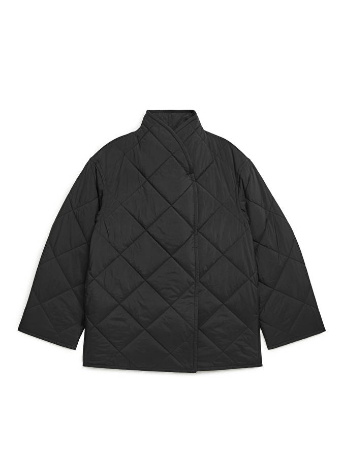 Quilted Shawl Collar Jacket Arket