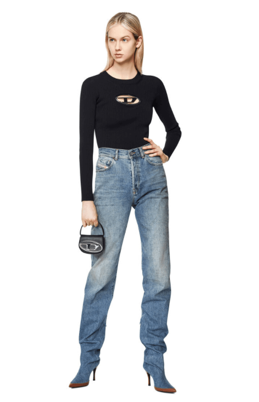 1956 High-Rise Straight Jeans, Diesel, 