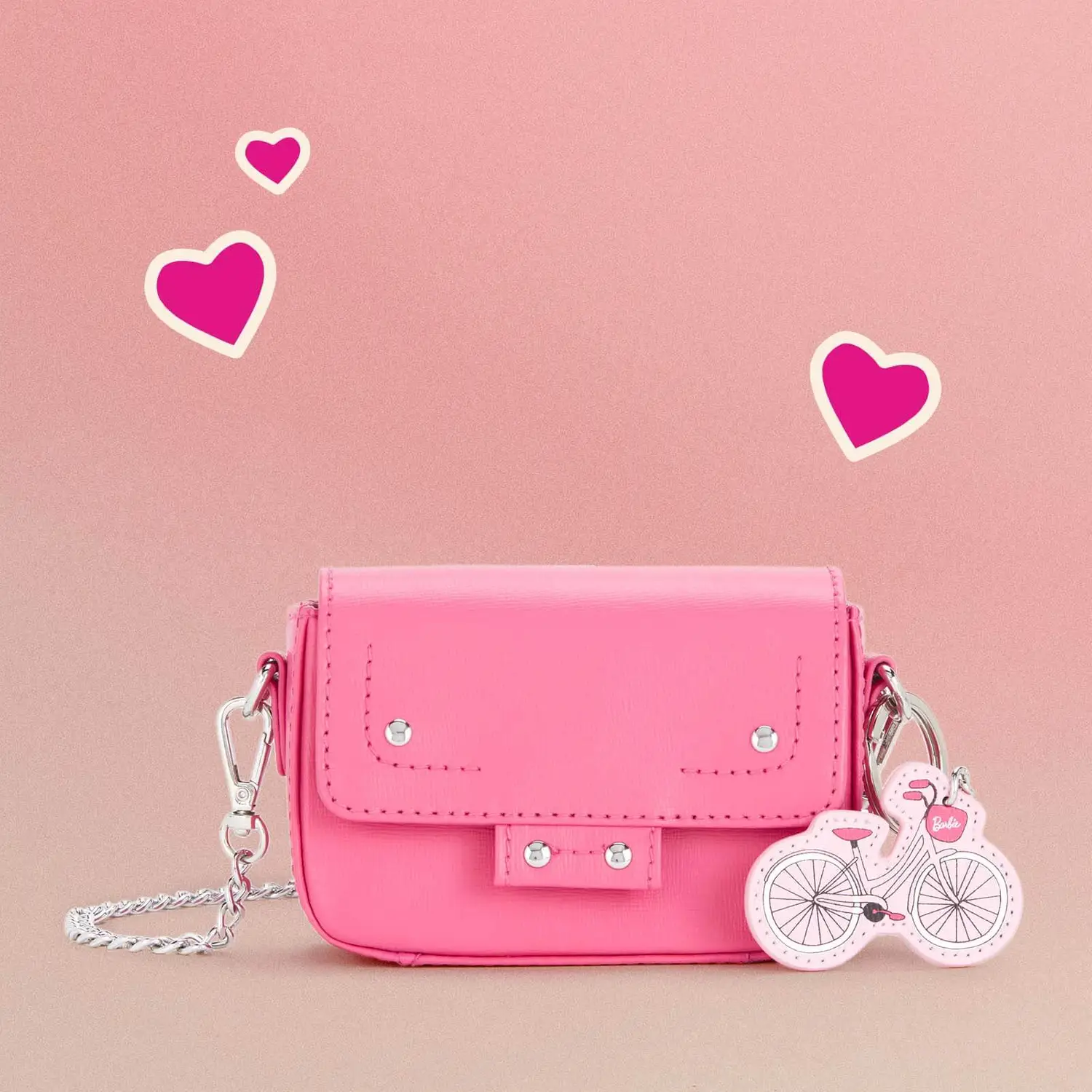 Núnoo Women's x Barbie Mini Honey Bag in Bright Pink MyBag