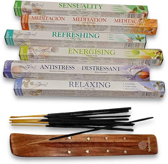Vedmantra Stamford Set of Premium Hex Aromatherapy Incense Sticks