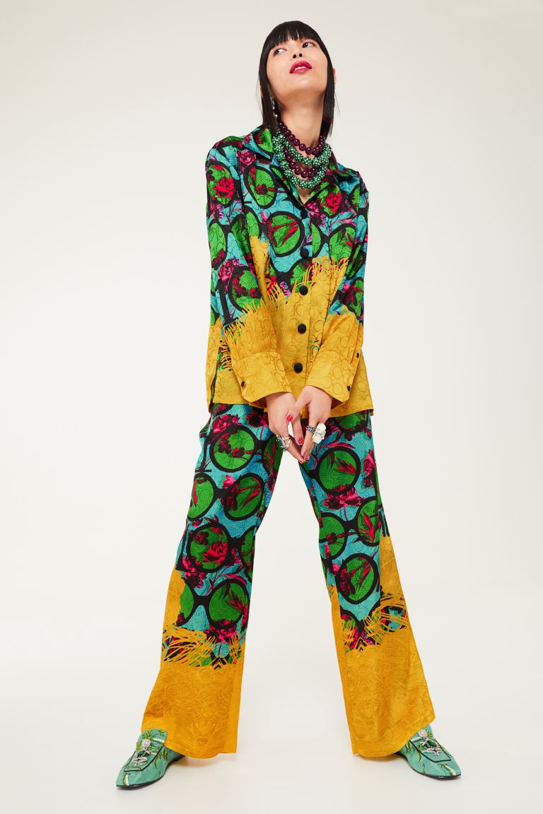 Iris Apfel x H&M Patterned trousers