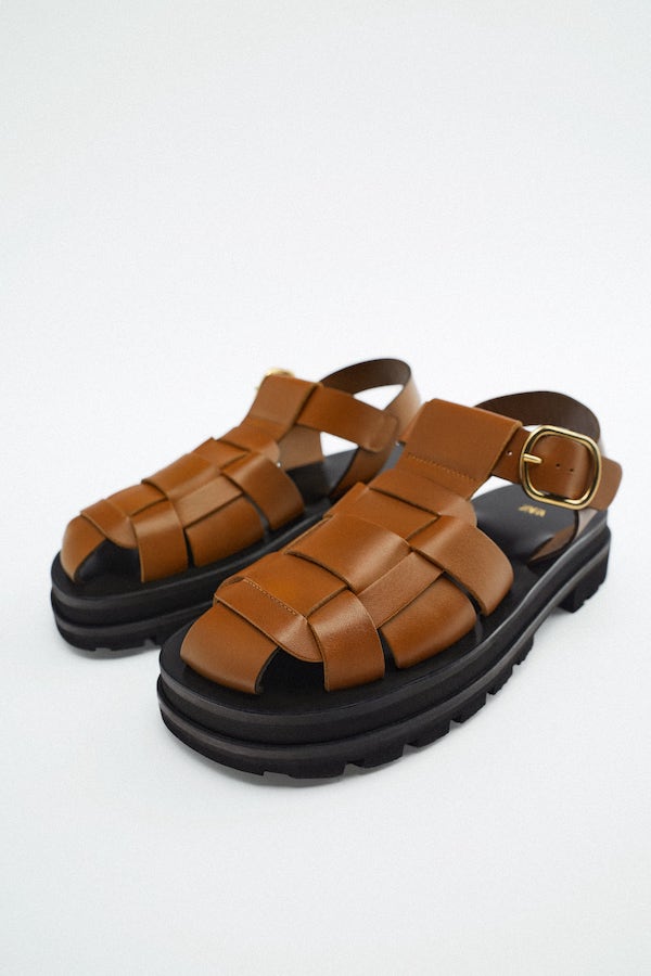 LEATHER CAGE SANDALS - LIMITED EDITION