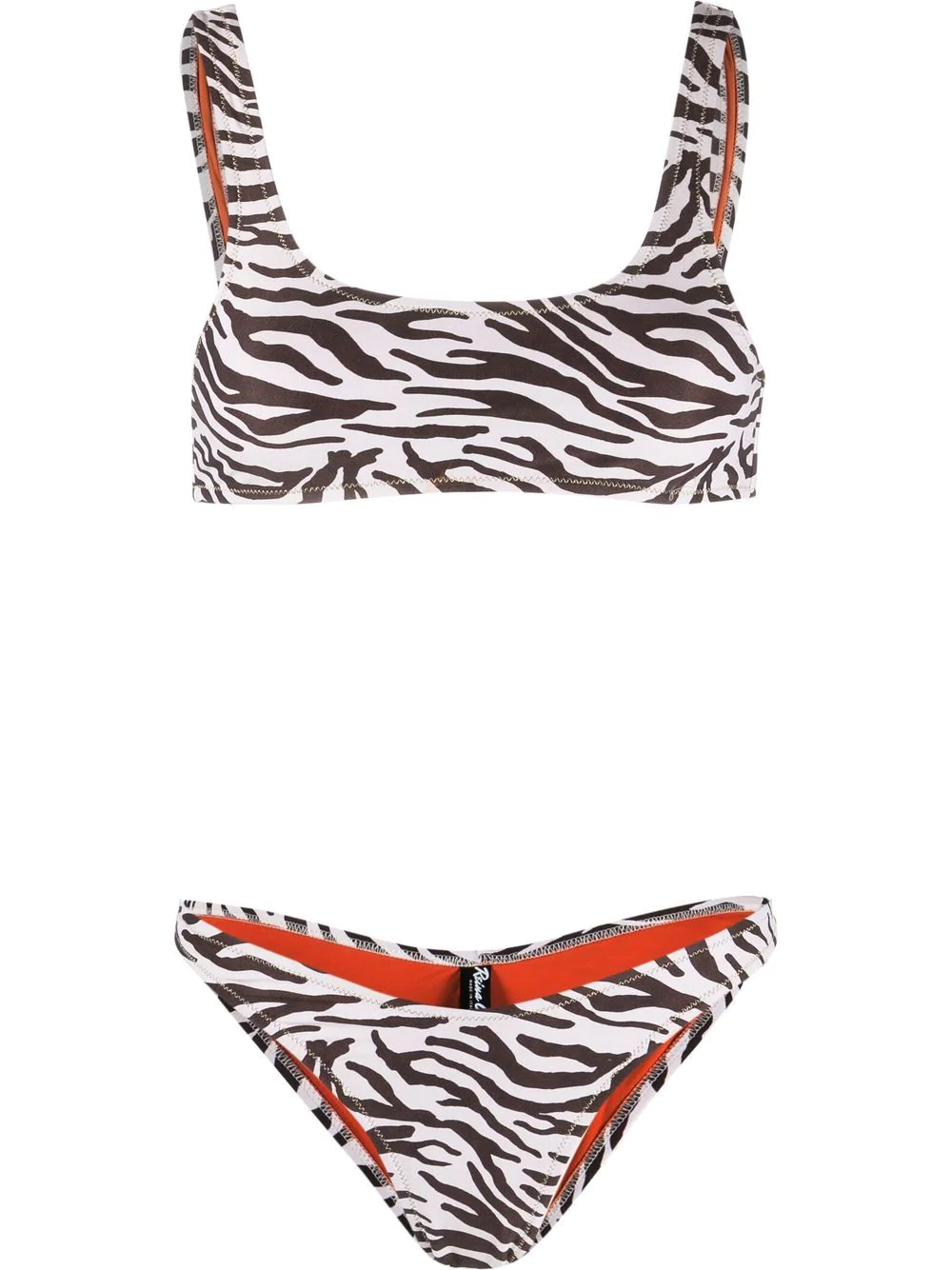Reina Olga
zebra-print bikini set farfetch