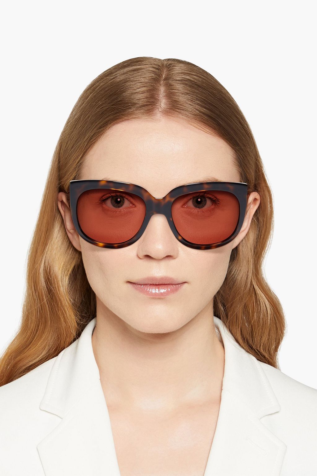 GUCCI
D-frame tortoiseshell acetate sunglasses