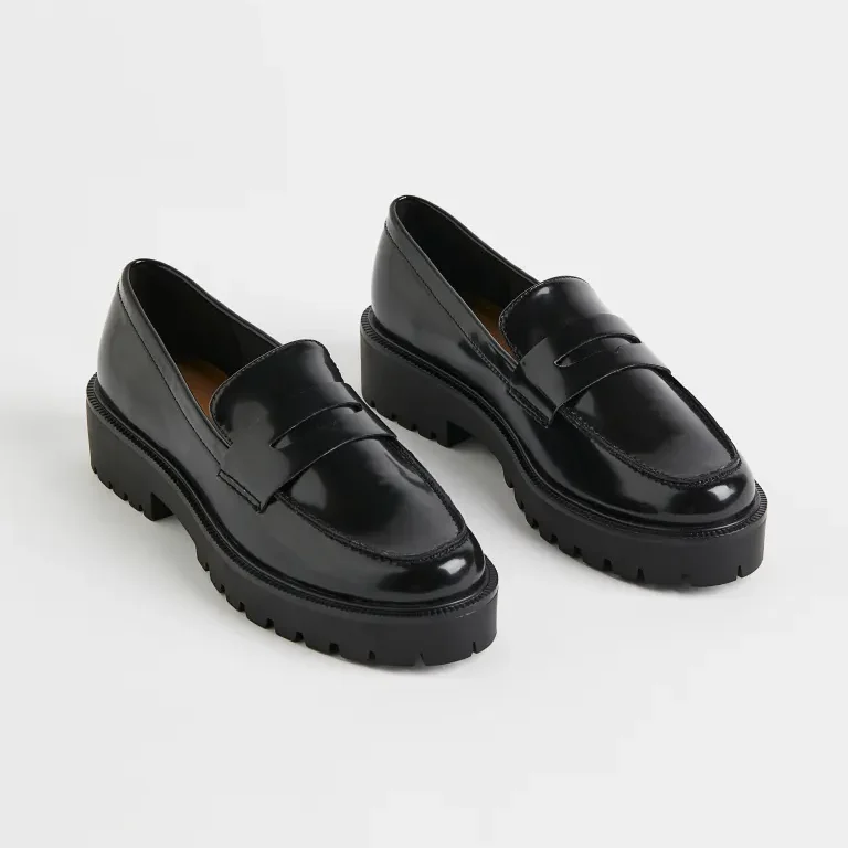 Chunky Buckle Detail Loafers h&m