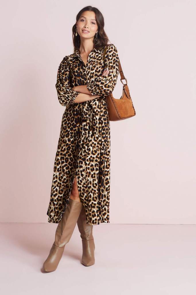 Leopard print dress Next