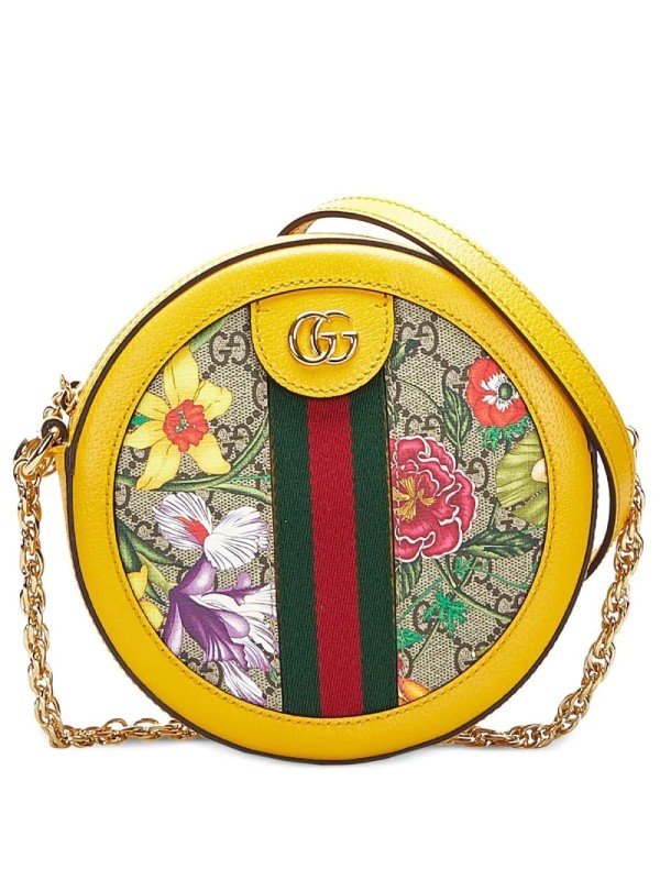 Gucci Pre-Owned Ophidia GG Flora crossbody bag