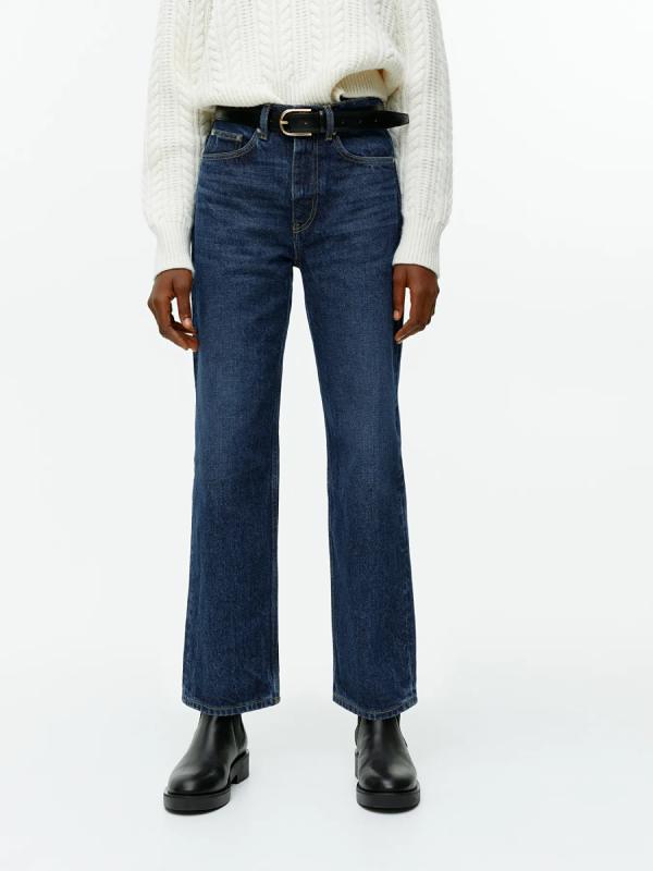 Arket Straight Cropped Non-Stretch Jeans