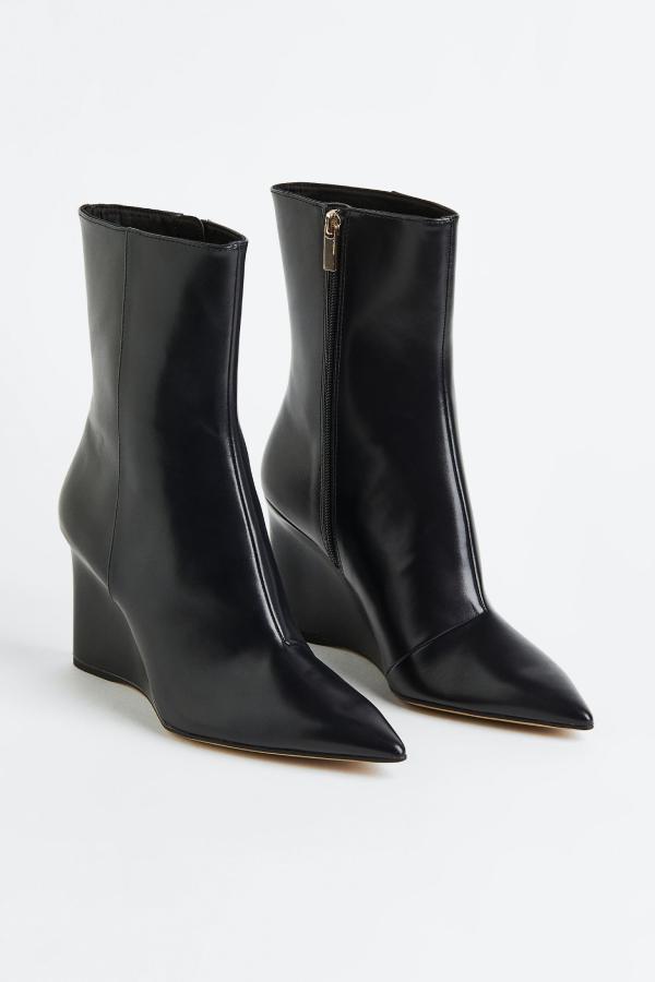 H&M Wedge-heeled boots