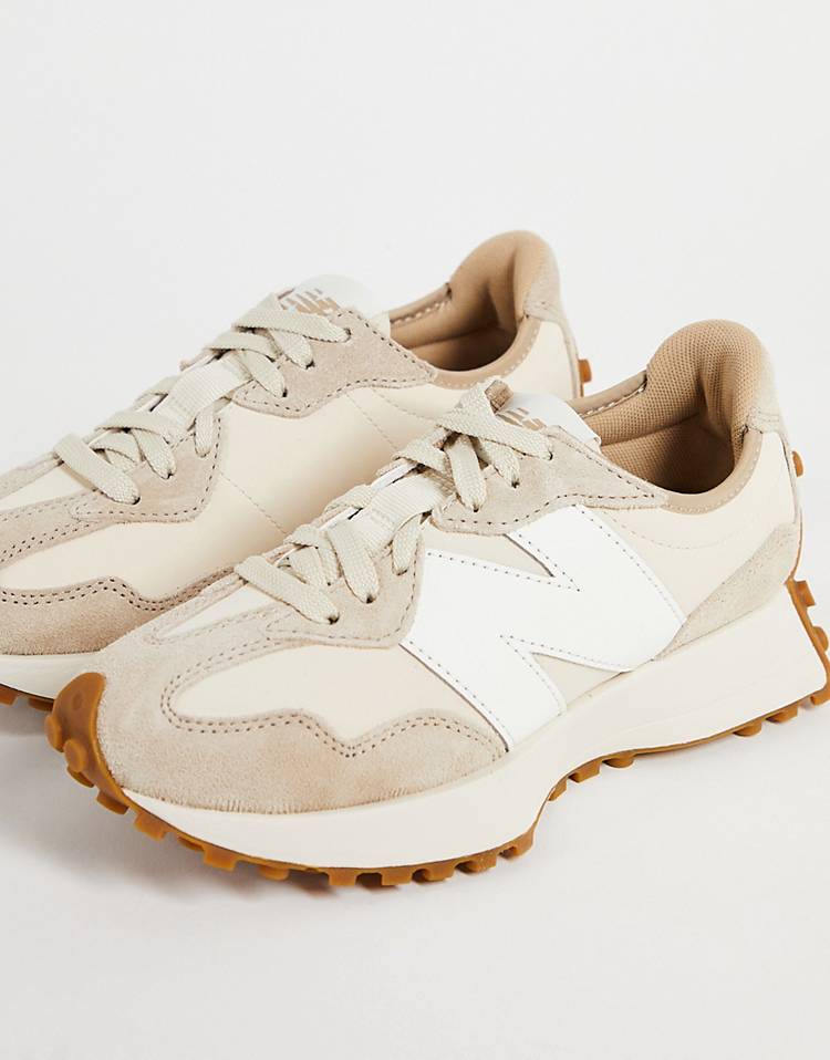 New Balance 327 trainers in beige, 