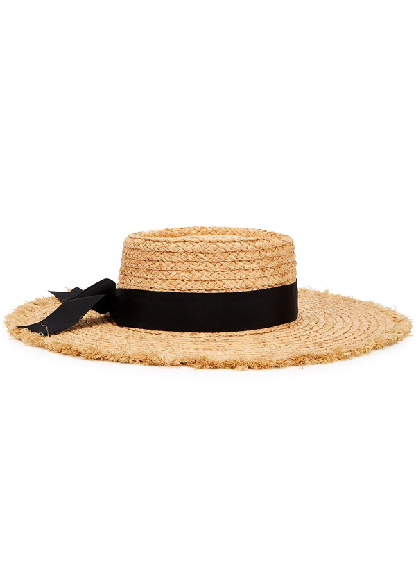 The Ventura Sand Woven Raffia Hat lack of color