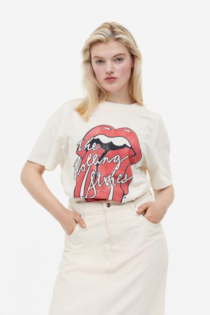 Oversized printed T-shirt, H&M