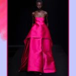 spring summer 2023 fashion trends: valentino pink barbiecore dress