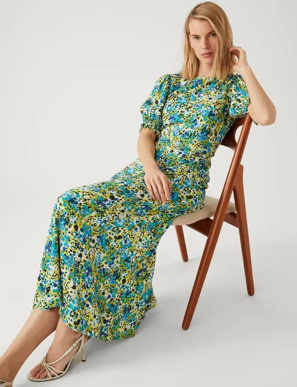 Floral Midaxi Tea Dress from Marks & Spencer