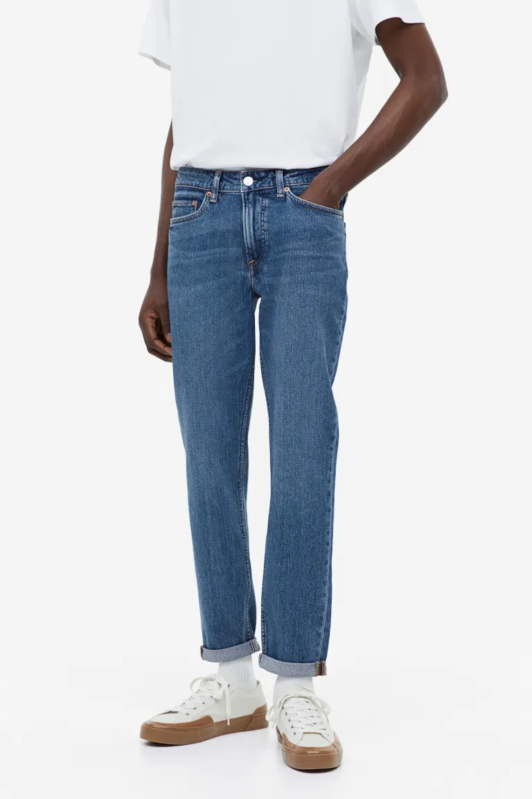 Tapered Regular Jeans in Denim blue