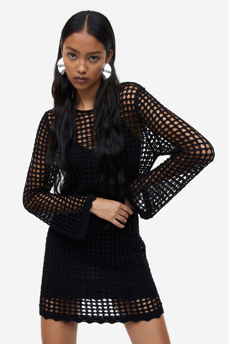 Hole-knit dress from H&M