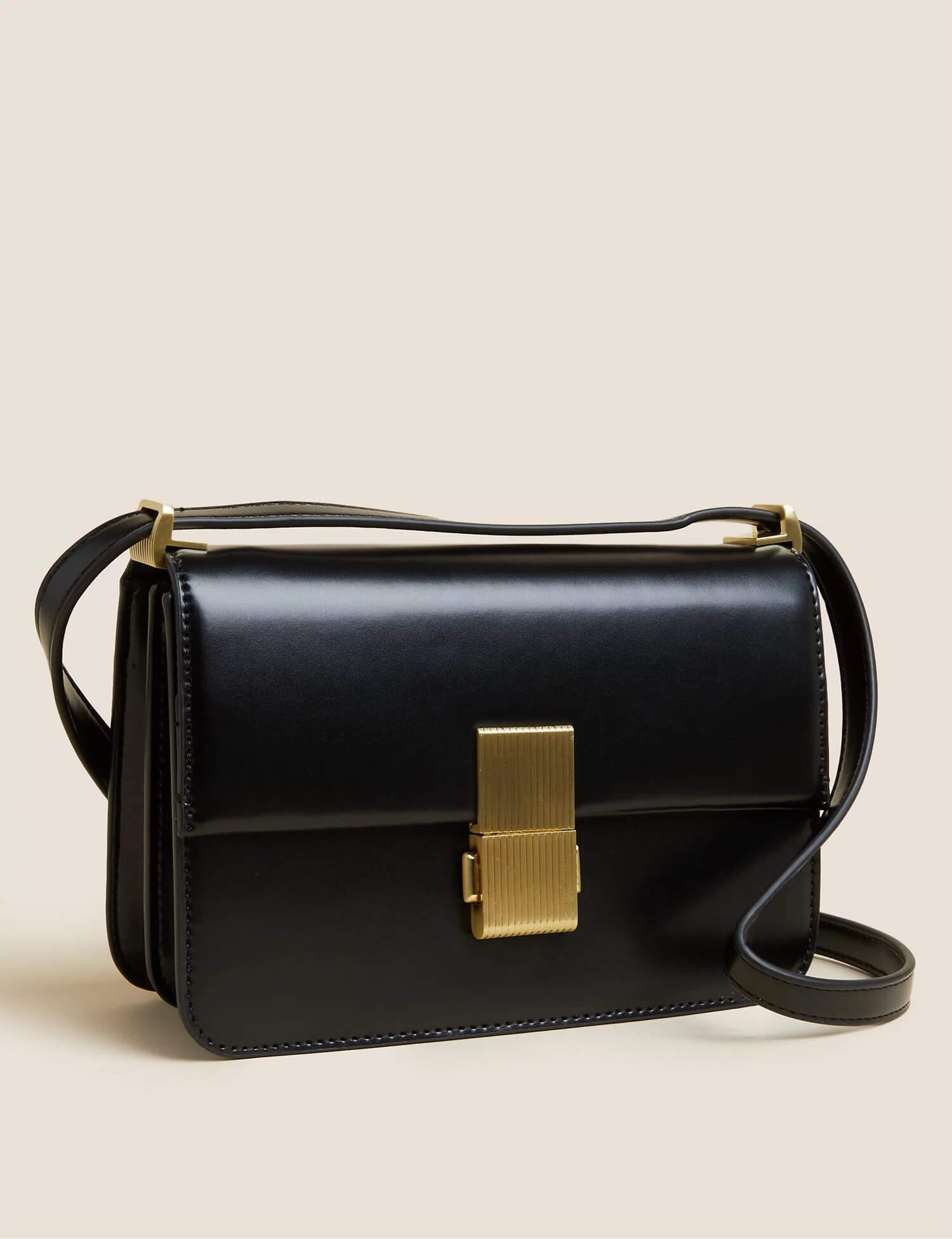 Marks and Spencer Faux Leather Cross Body Bag,