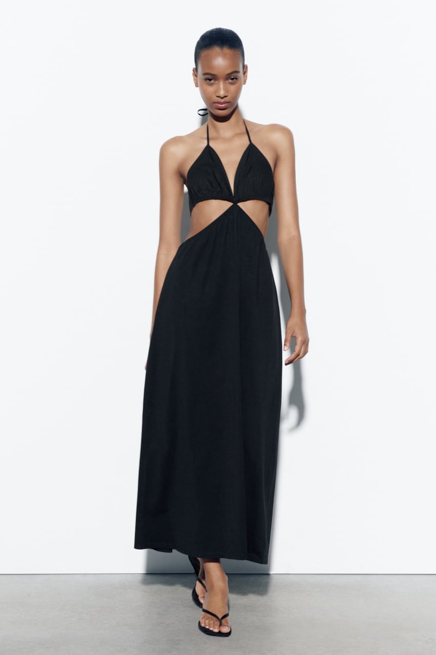 Long Dress With Cut-Out Detail from Zara 