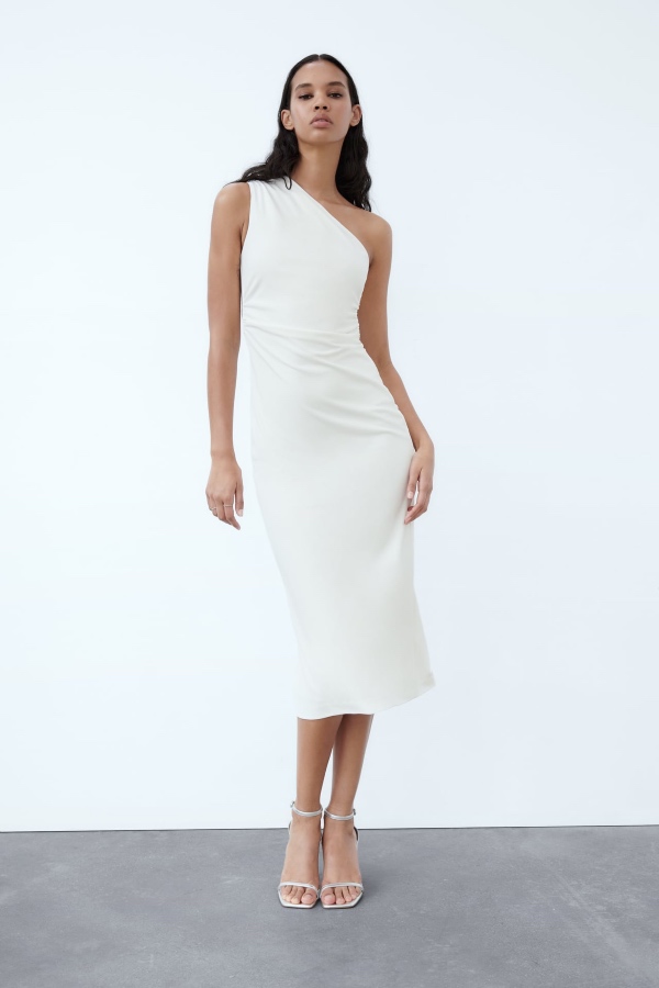 Asymmetric Midi Dress, £45.99, Zara 