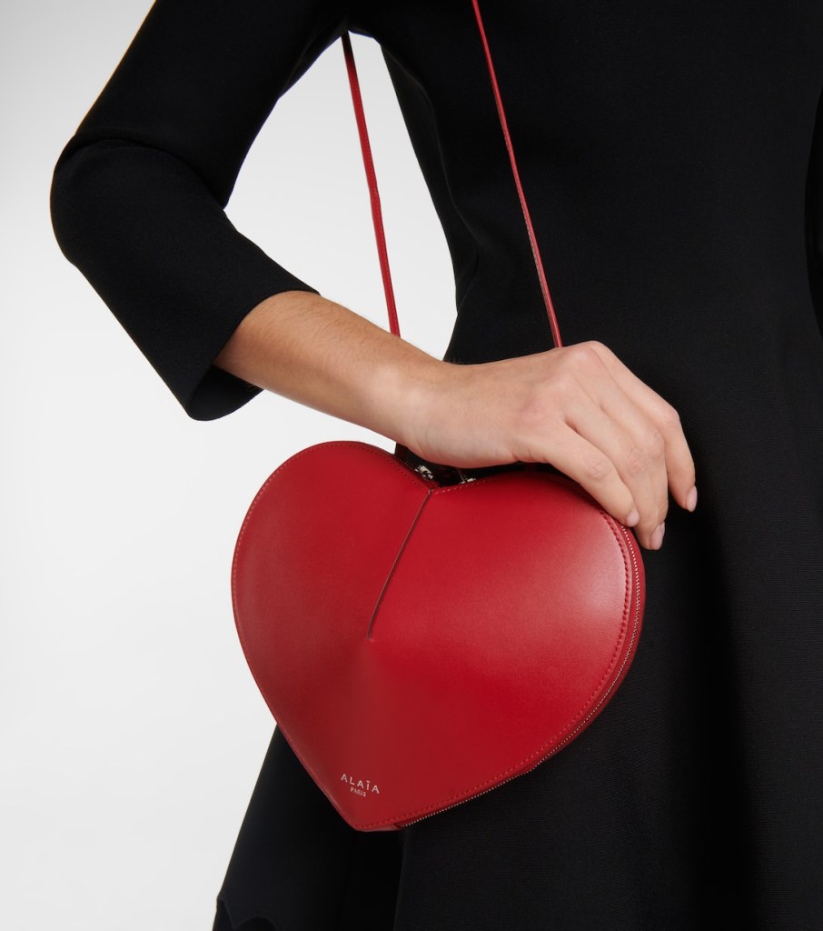 Cœur Small Leather Shoulder Bag, £880, ALAÏA