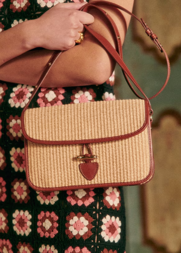 Sezane Dupes 2024 - Lookalikes of Paula Babies, Milo Bag, Betty Cardigan and More 14 milo bag brown